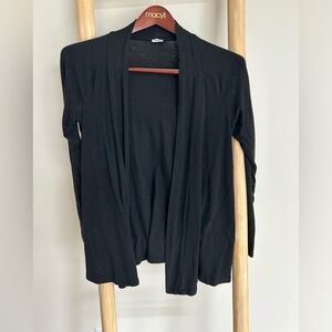 Splendid Jersey Cardigan Medium Black